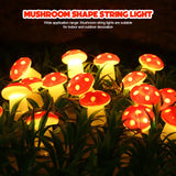 Mushroom fairy lights bedroom decoration